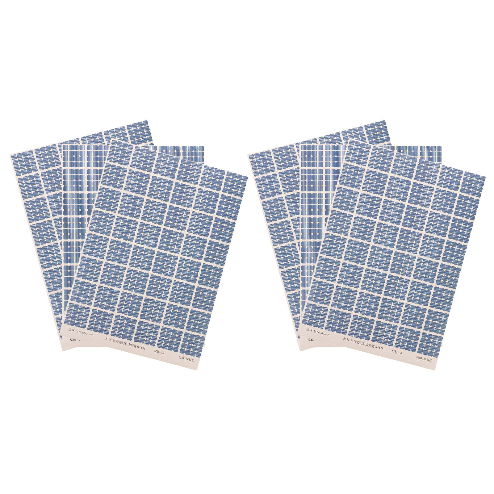 Renewable Energy Solar - 6Sheets Renewable Energy Solar Panel Stickers