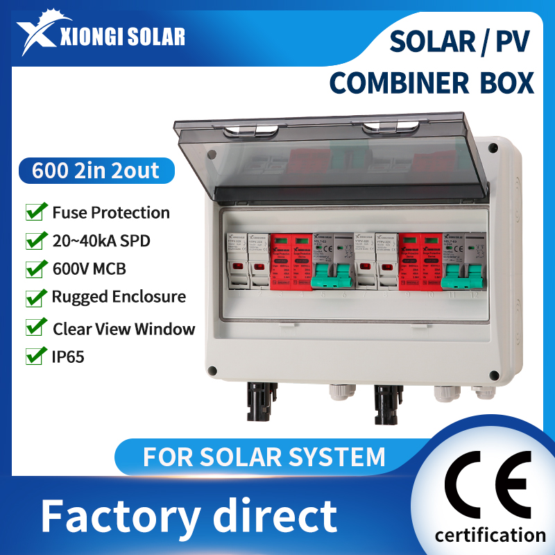 Renewable Energy Solar - Full Copper Wire PV Combiner Box