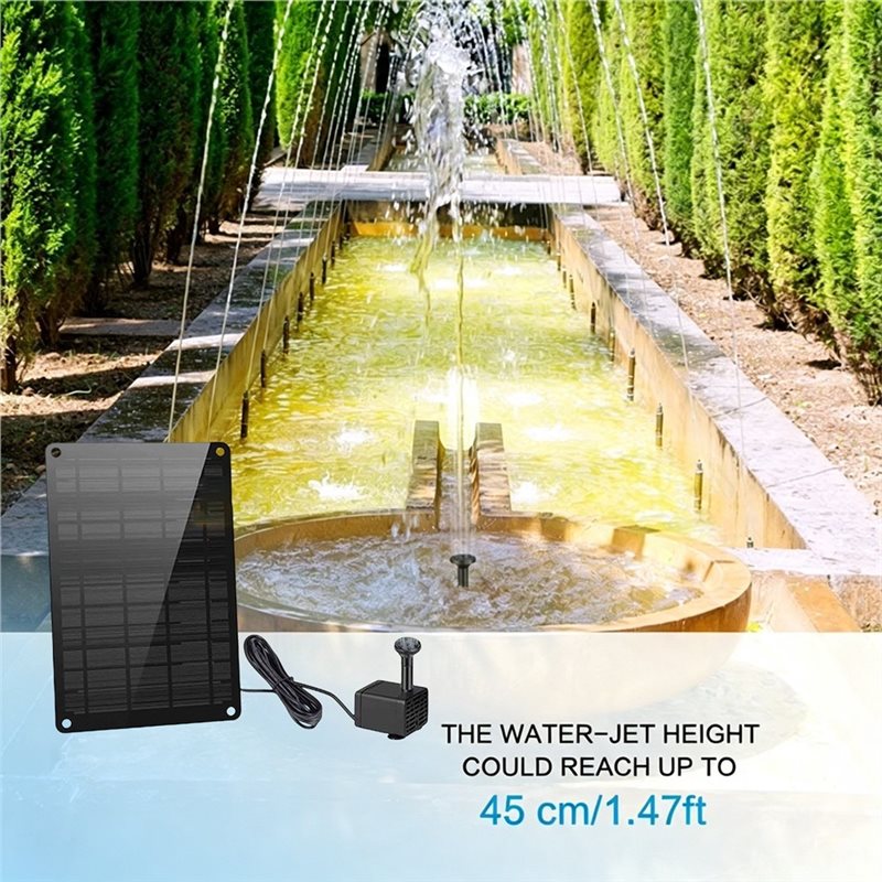ABLN-Solar Fountain 9W Solar P - огляд і ціна Solar Pool Pump Kit