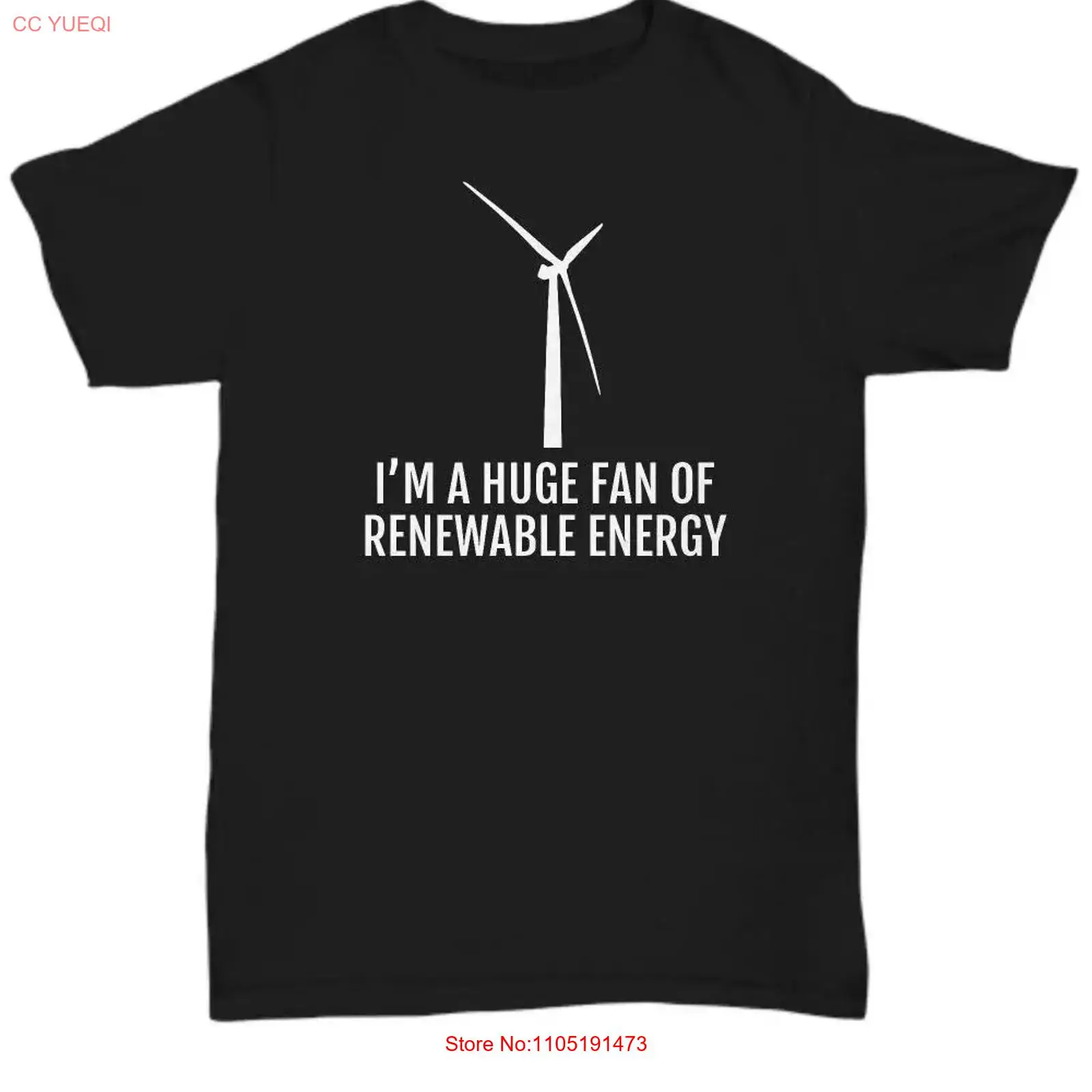 Wind Energy T Shirt Clean Clim - огляд і ціна Renewable Energy Global