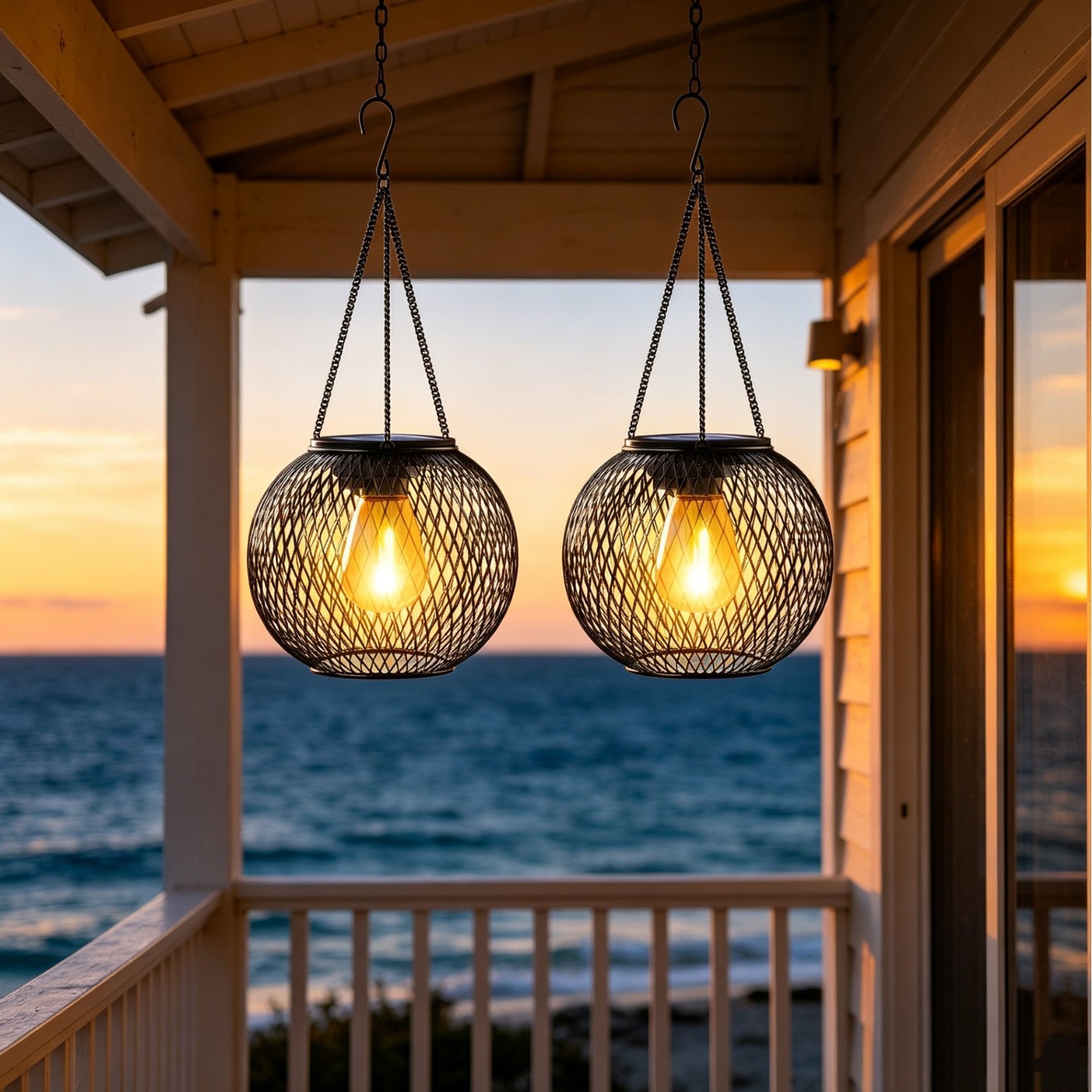 Solar Powered LED Hanging Floo - огляд і ціна Renewable Energy Solar