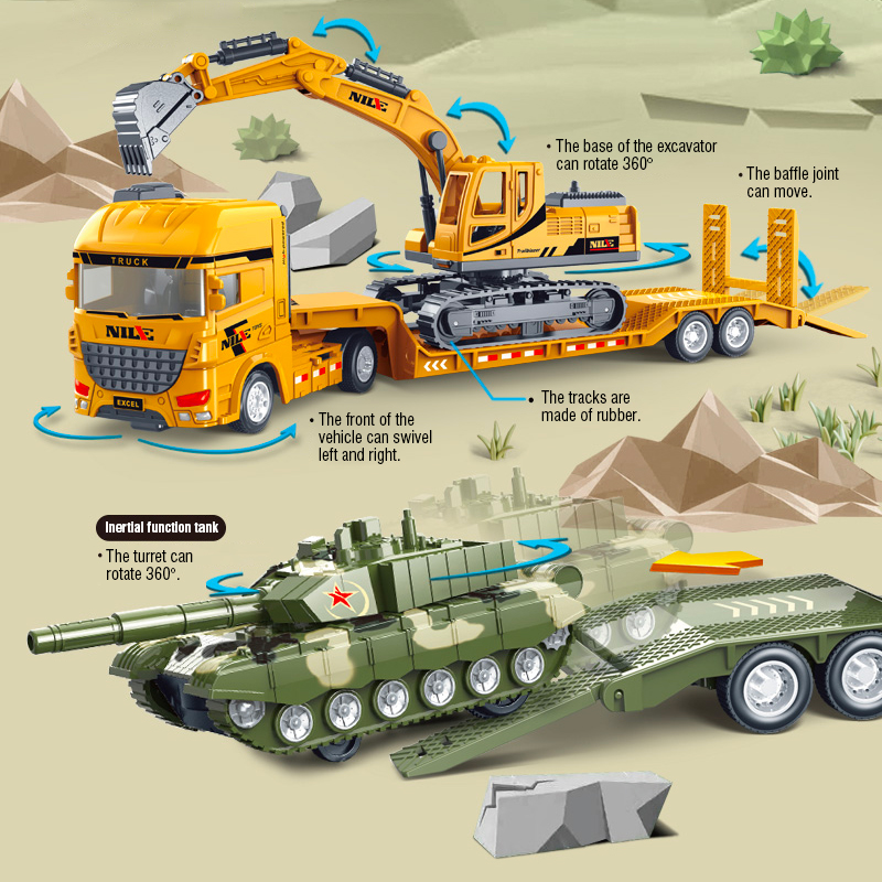 Semi-Carrier Container Truck D - огляд і ціна Renewable Energy Model