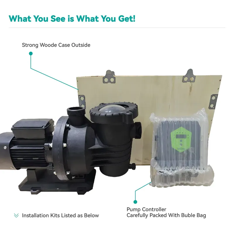 Veichi Manufacturer Supply 2 I - огляд і ціна Solar Pool Pump Kit