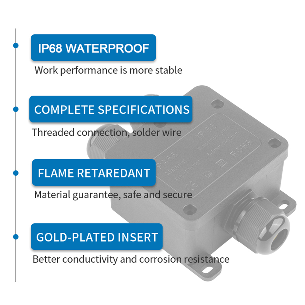IP68 Outdoor Waterproof Juncti - огляд і ціна Cable Gland Waterproof