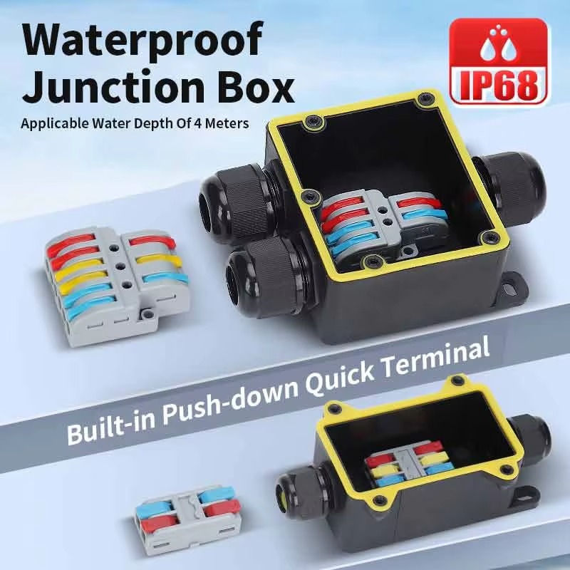 Junction Box Waterproof IP68 2 - огляд і ціна Cable Gland Waterproof
