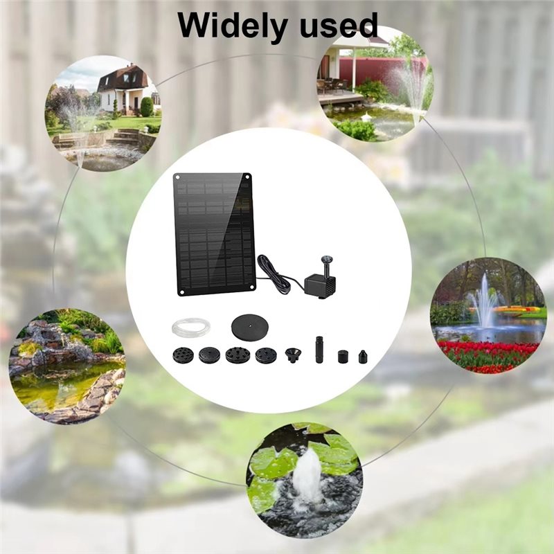 IALJ-Solar Panel Powered 9W Wa - огляд і ціна Solar Pool Pump Kit